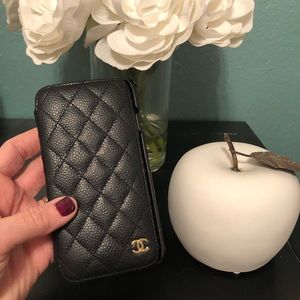 Authentic CHANEL Caviar Leather iPhone 6 Case